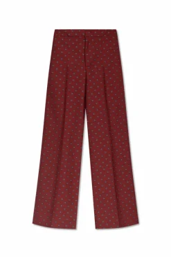 Etro RED Patterned trousers