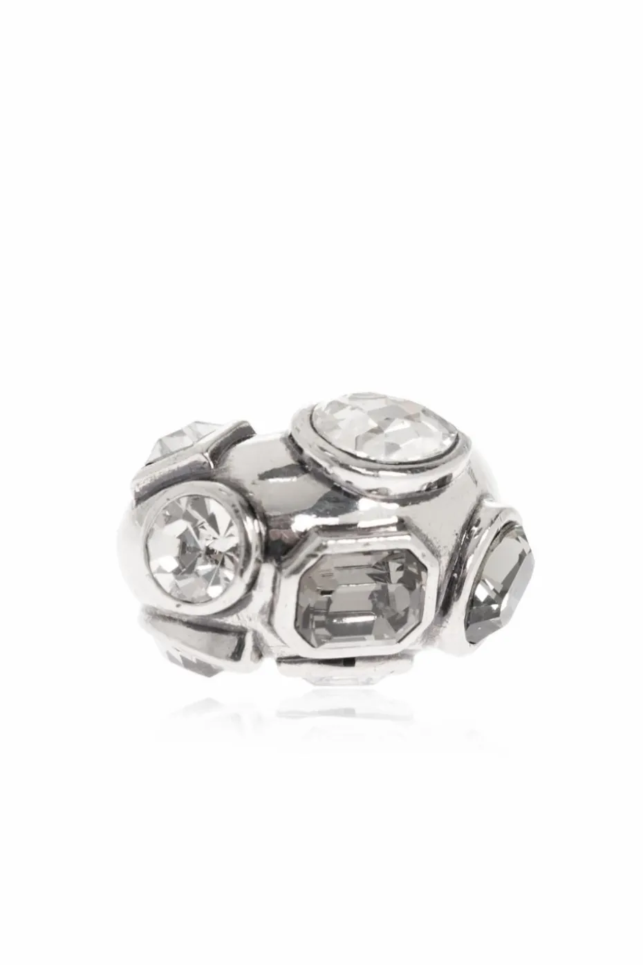 Etro SILVER Ring with crystals