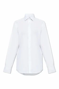 Etro WHITE Shirt with embroidered logo