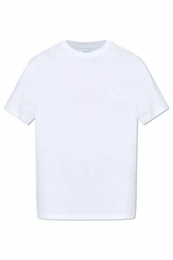 Etro WHITE T-shirt with embroidered logo