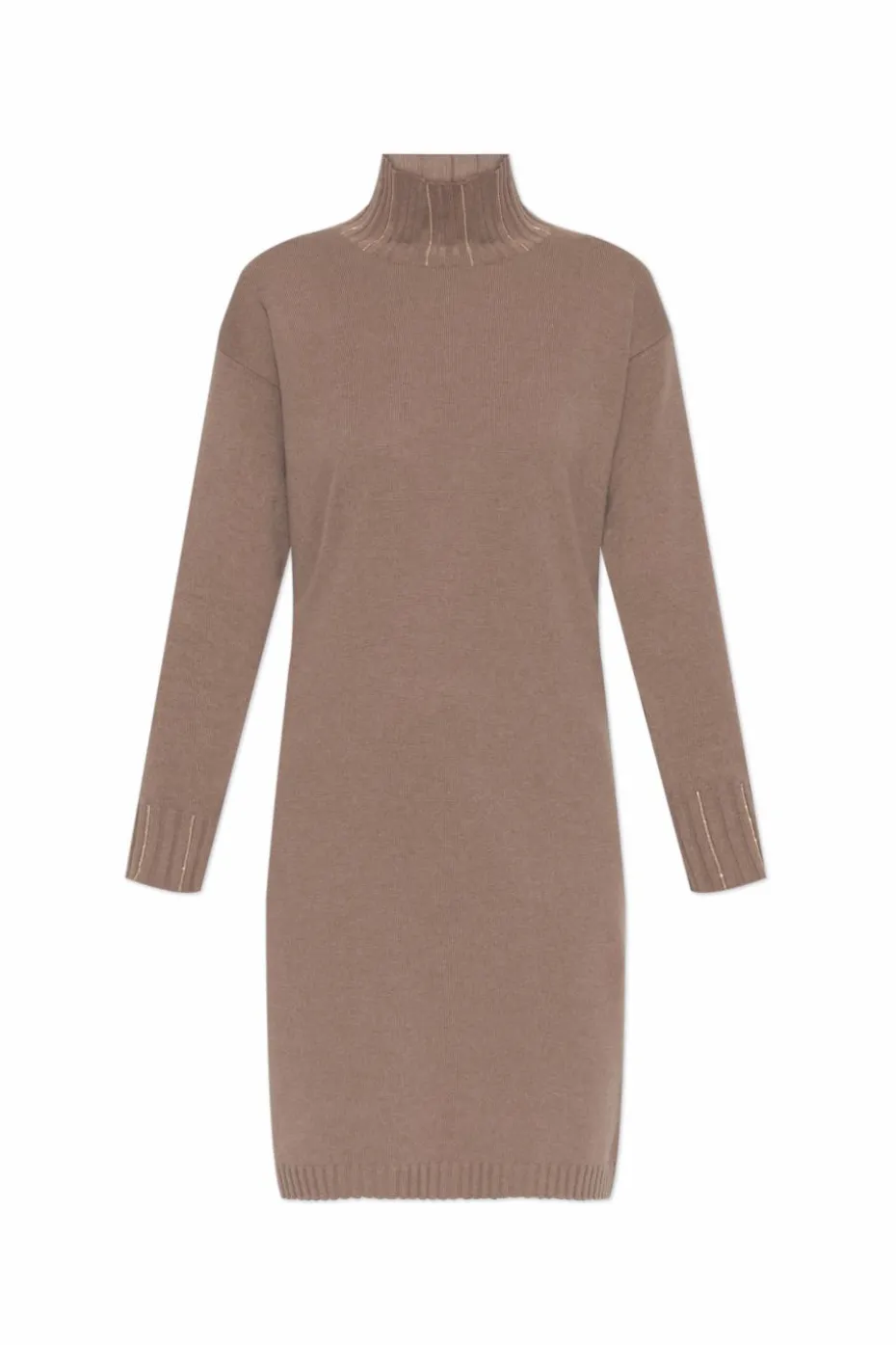 Fabiana Filippi beige Turtleneck dress