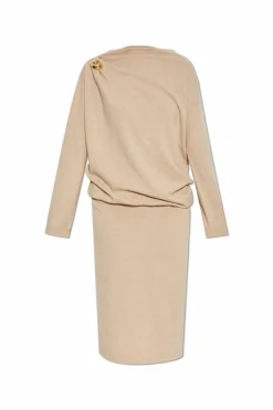 Fabiana Filippi beige Wool dress