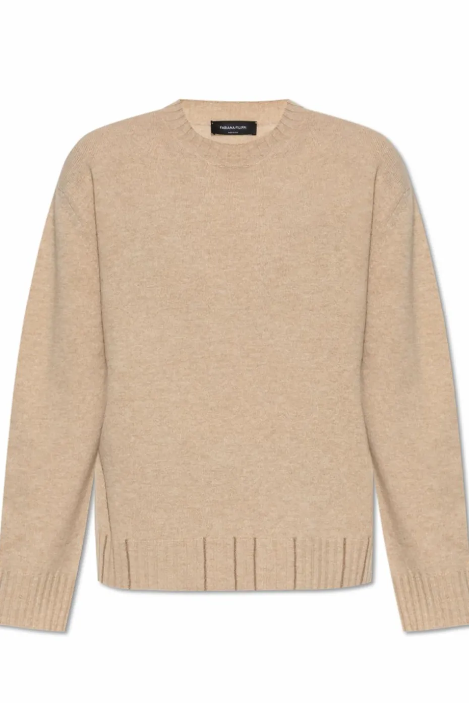 Fabiana Filippi beige Wool sweater