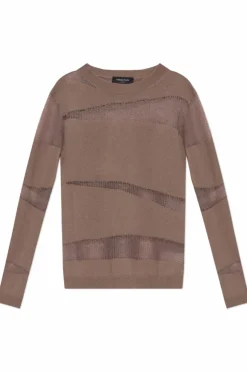Fabiana Filippi BROWN Crew neck sweater