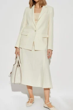 Fabiana Filippi cream Flared skirt