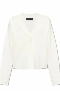 Fabiana Filippi cream Wool cardigan