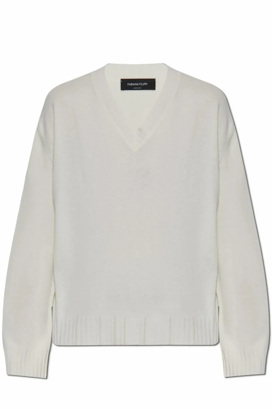 Fabiana Filippi cream Wool sweater