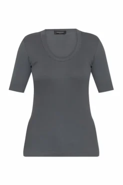 Fabiana Filippi GREY Cotton T-shirt