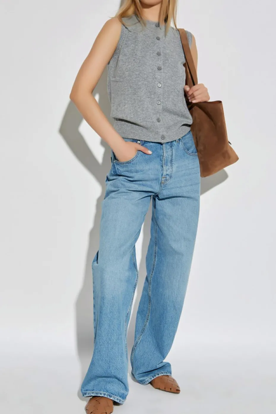 Fabiana Filippi GREY Wool vest