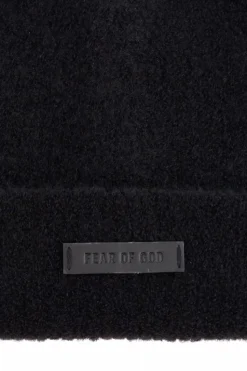 Fear Of God BLACK Wool beanie