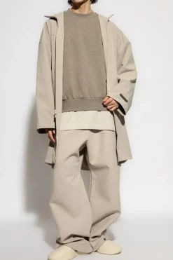 Fear Of God Essentials beige Oversize coat