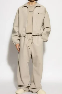Fear Of God Essentials beige Dropped-crotch pants