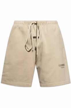 Fear Of God Essentials beige Sweat shorts