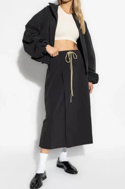 Fear Of God Essentials BLACK Skirt with logo