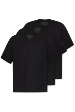 Fear Of God Essentials BLACK Three-Pack of T-Shirts