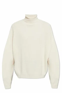 Fear Of God Essentials cream Ribbed Turtleneck