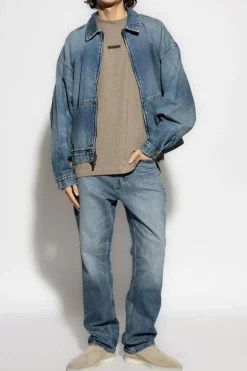 Fear Of God Essentials GREY T-shirt with logo
