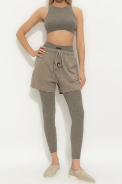 Fear Of God Essentials GREY Knit leggings