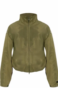 Fear Of God Essentials GREEN Jacket with stand-up collar