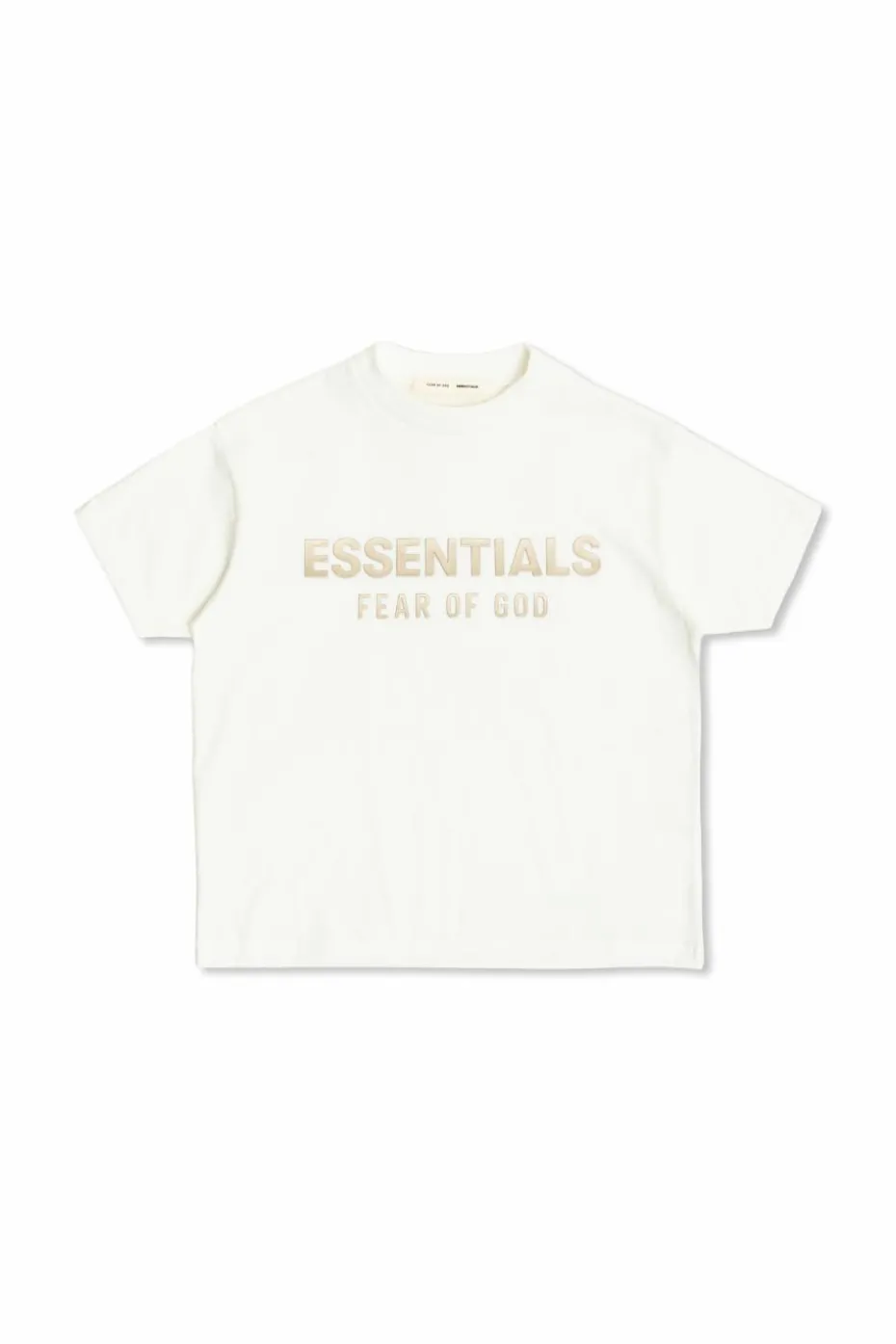 Fear Of God Essentials Kids WHITE T-shirt with logo