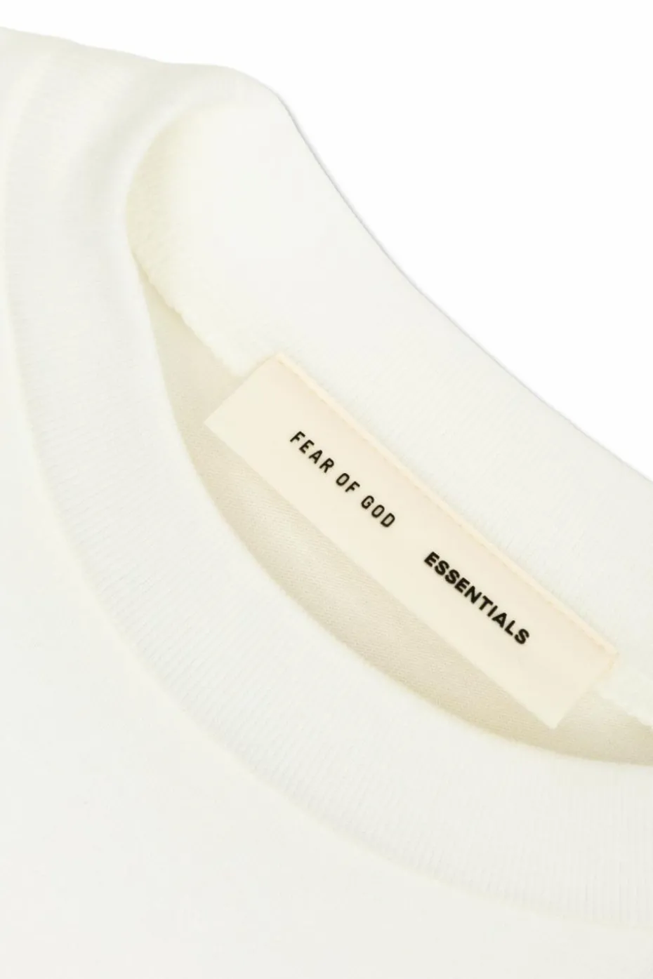 Fear Of God Essentials Kids WHITE T-shirt with logo