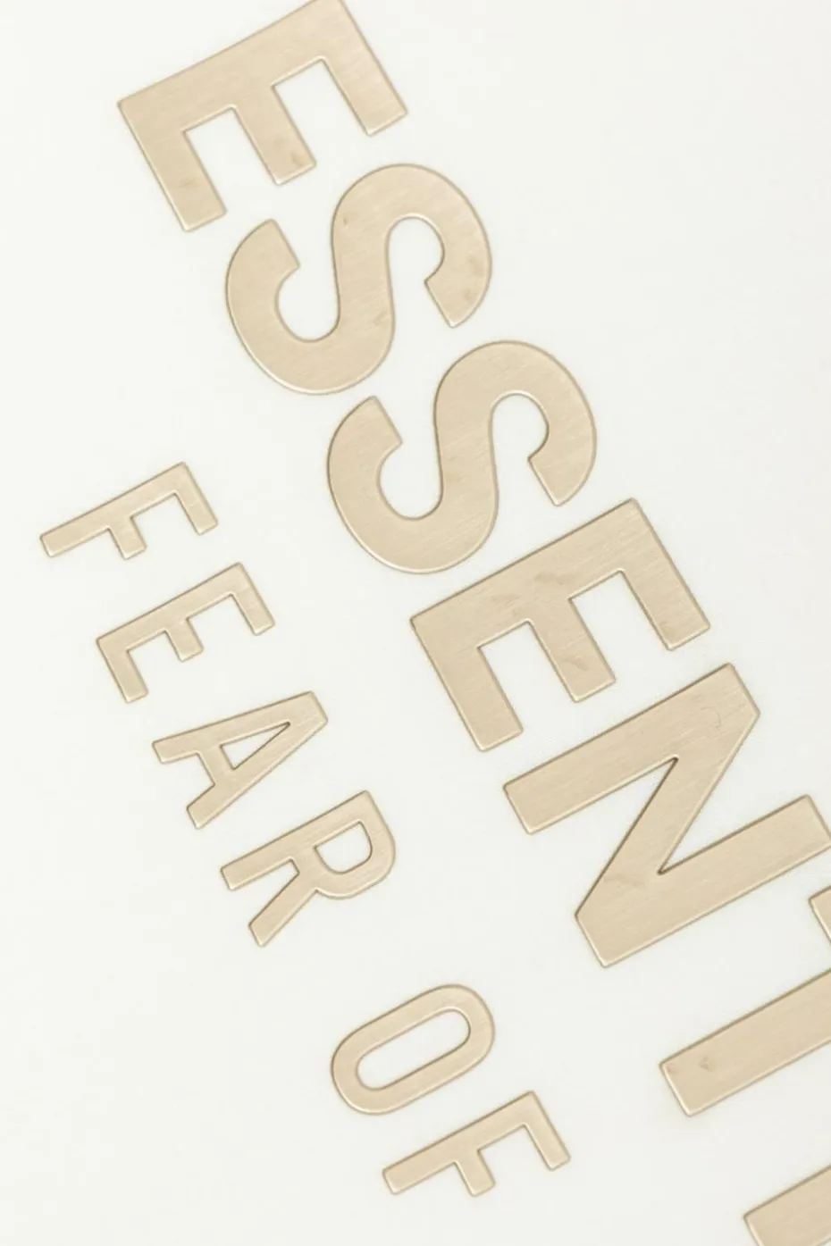 Fear Of God Essentials Kids WHITE T-shirt with logo