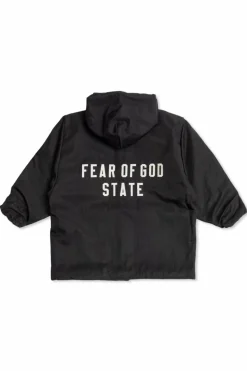 Fear Of God Essentials Kids BLACK Jacket with Logo