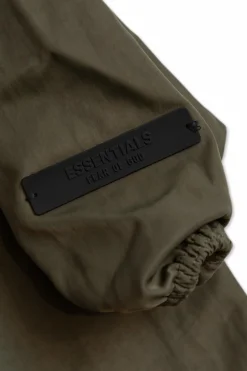 Fear Of God Essentials Kids GREEN Logo Jacket