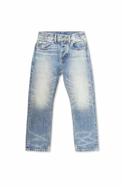 Fear Of God Essentials Kids BLUE Straight-leg jeans