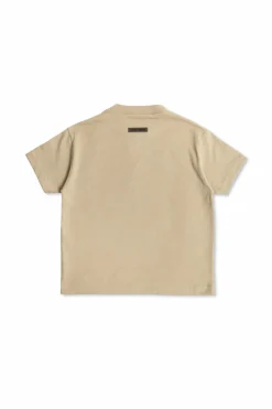 Fear Of God Essentials Kids beige T-shirt with logo