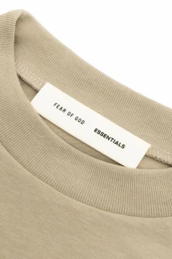 Fear Of God Essentials Kids beige T-shirt with logo