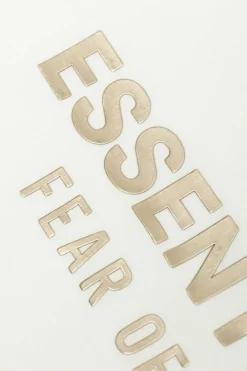 Fear Of God Essentials Kids WHITE T-shirt with logo