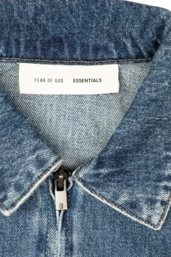Fear Of God Essentials Kids BLUE Denim jacket