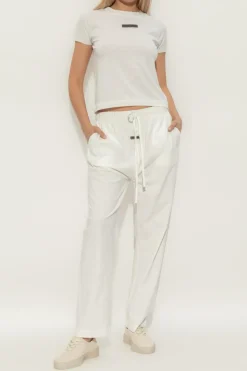 Fear Of God Essentials WHITE T-shirt with logo