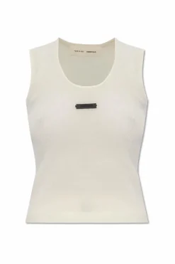 Fear Of God Essentials WHITE T-shirt with logo