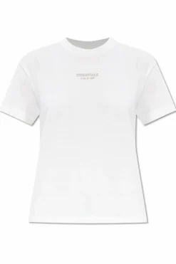 Fear Of God Essentials WHITE T-shirt with logo