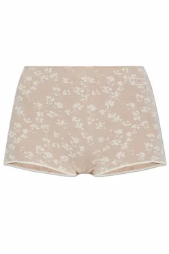Fendi beige Floral print shorts