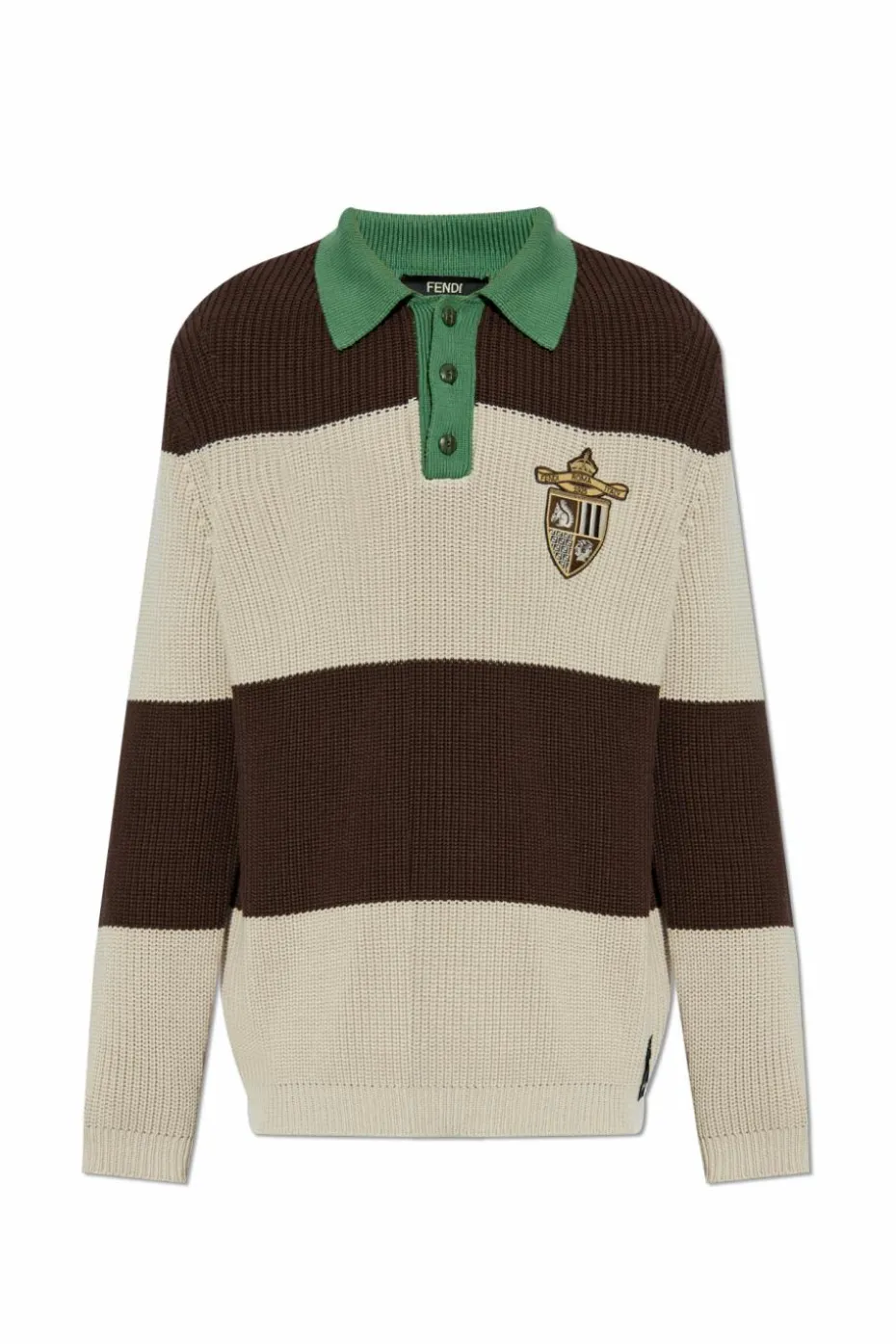 Fendi beige Polo sweater