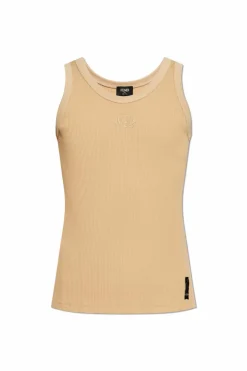 Fendi beige Ribbed top