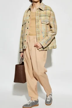 Fendi beige Ribbed top