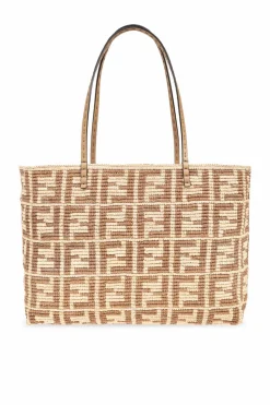 Fendi beige Shopper bag 'Rool'
