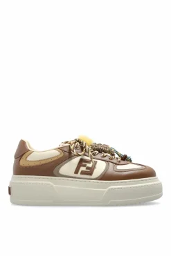 Fendi beige Sports shoes "Match" on a platform