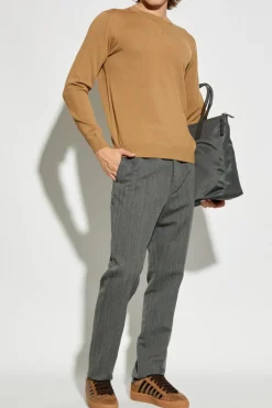Fendi beige Sweater with embossed logo