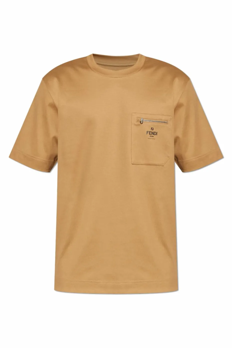 Fendi beige T-shirt with pocket
