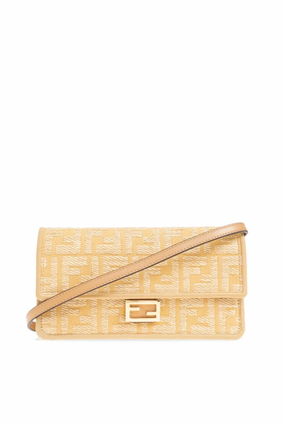 Fendi beige Wallet on a chain