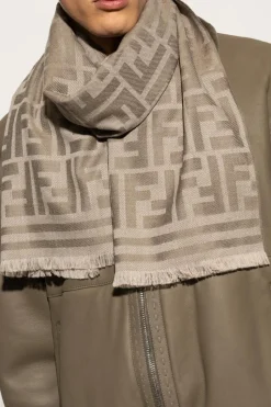 Fendi beige Woolen scarf