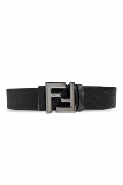 Fendi BLACK Double-sided belt