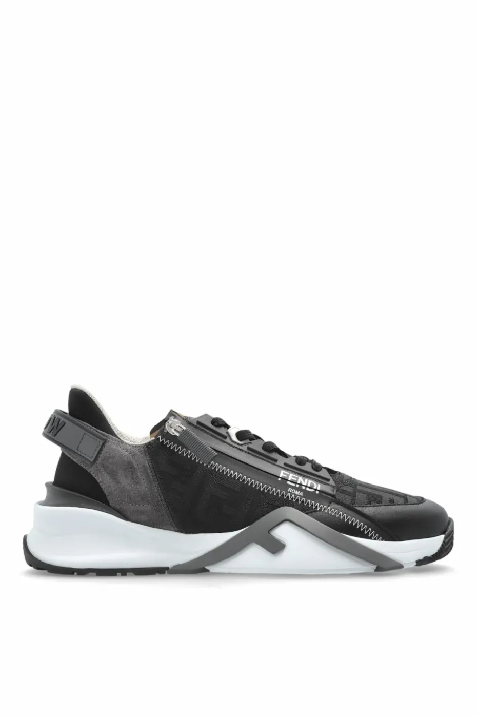 Fendi BLACK "Flow" sports shoes