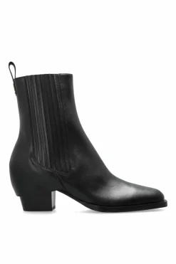 Fendi BLACK Heeled ankle boots Show