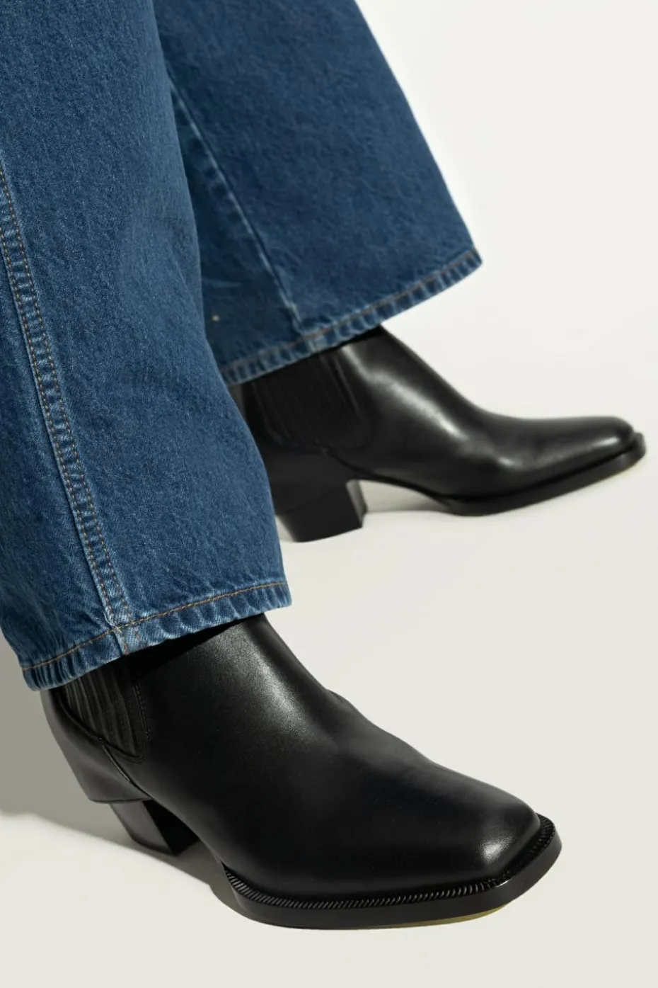 Fendi BLACK Heeled ankle boots Show